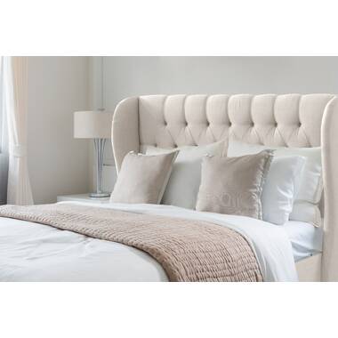 Bridget upholstered panel deals headboard